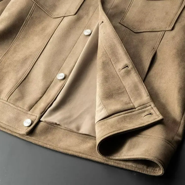 VESTE D'AUTOMNE EN DAIM